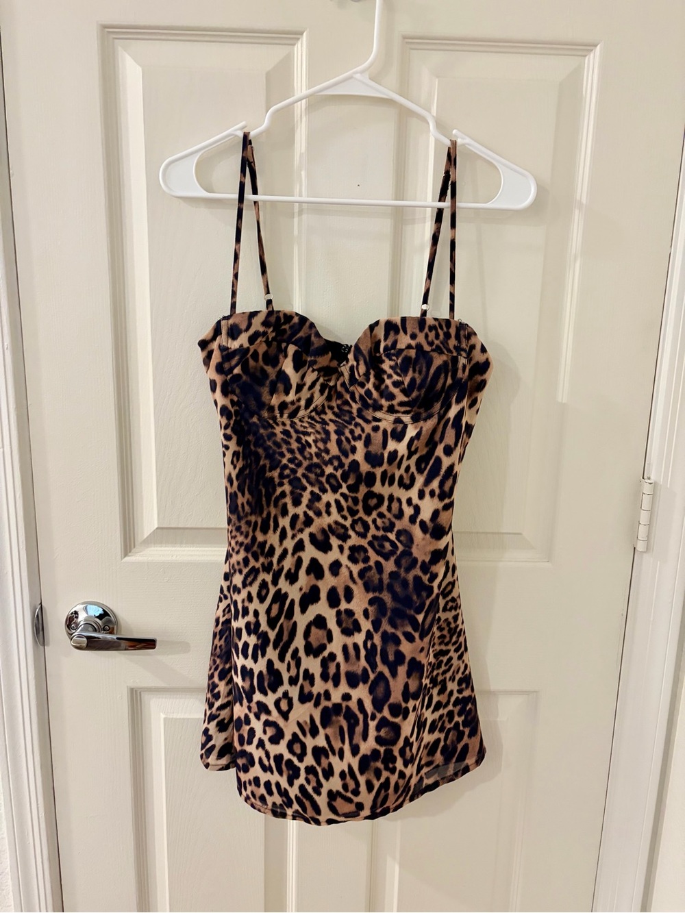 White Fox In The Back of My Mind Leopard Dress
